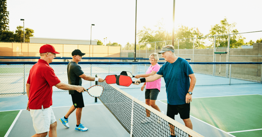 Indoor Gym Floor Pickleball Courts
