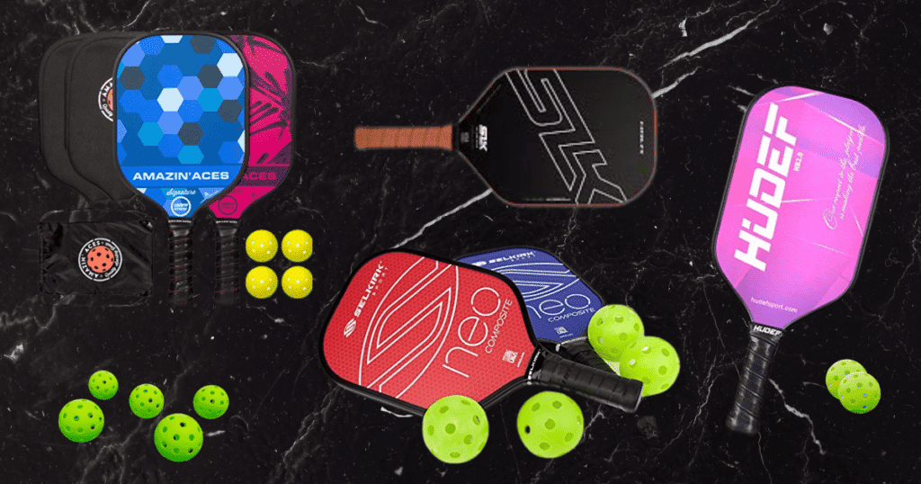 Illegal Pickleball Paddle and Balls