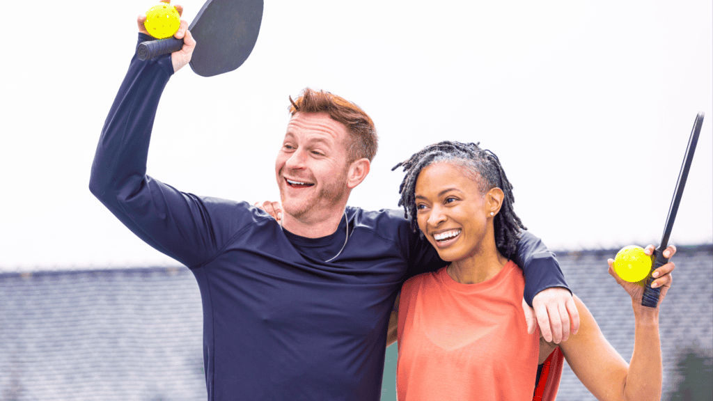Peoples playing in  Pickleball Court Los Angeles